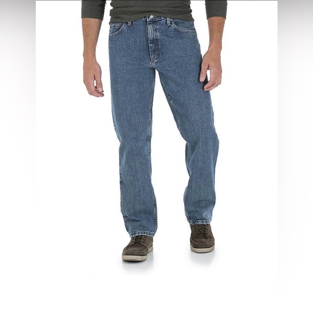 Wrangler Relaxed Fit Straight Leg Denim Jeans Size 38 x 32